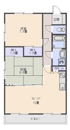 レジデンスコスモスの物件間取画像